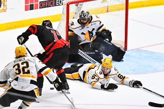 Wheeling Nailers goaltender Jake Smith