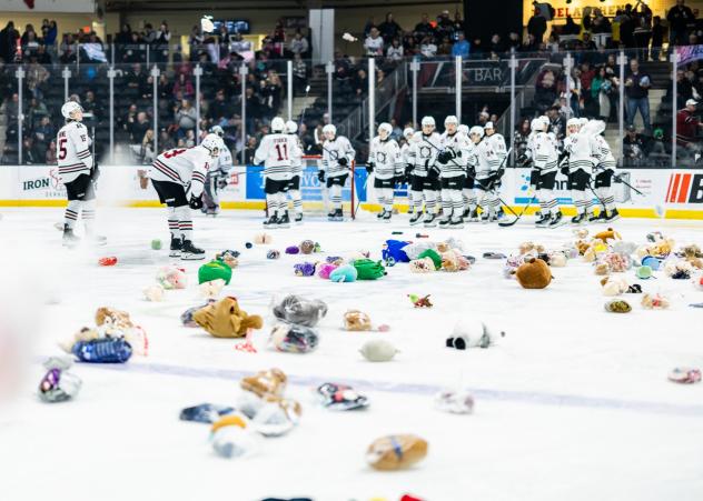 Red Deer Rebels' Teddy Bear Toss