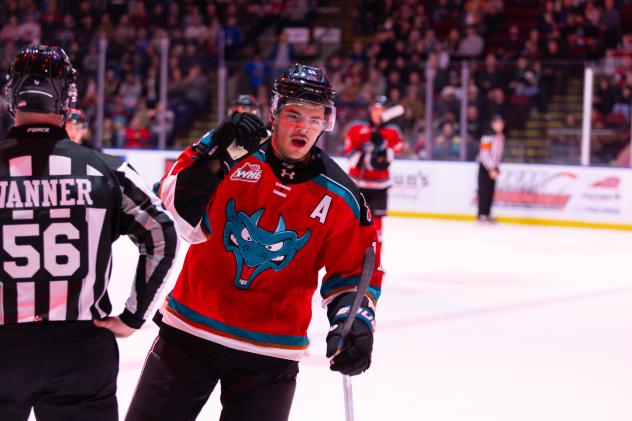 Kelowna Rockets centre Tij Iginla