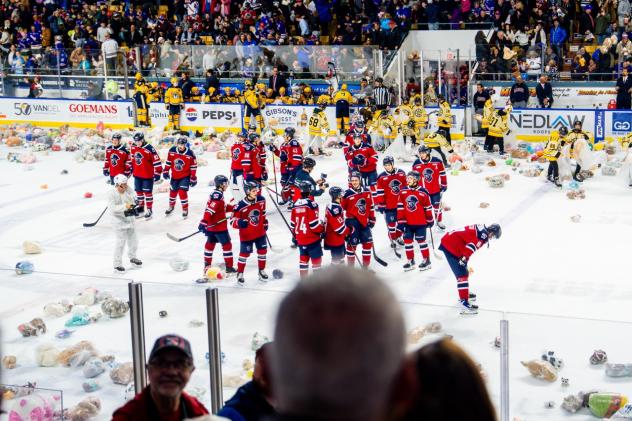 Kitchener Rangers' Teddy Bear Toss Night