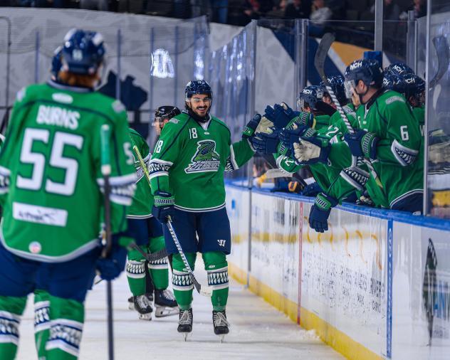 Florida Everblades forward Ben Brar is all smiles