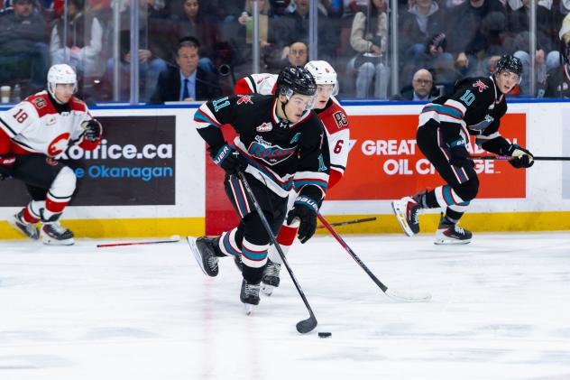 Kelowna Rockets centre Tij Iginla