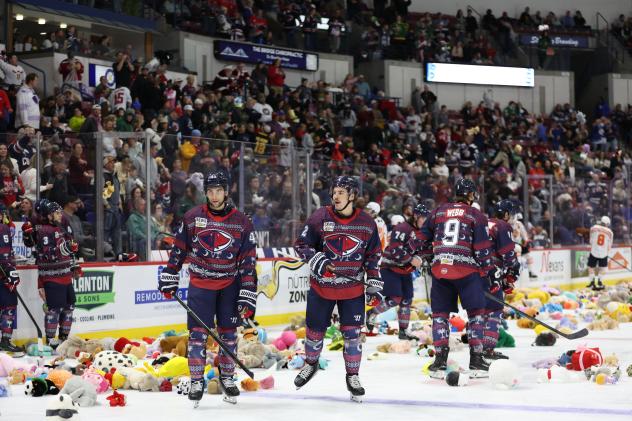 South Carolina Stingrays annual Teddy Bear Toss