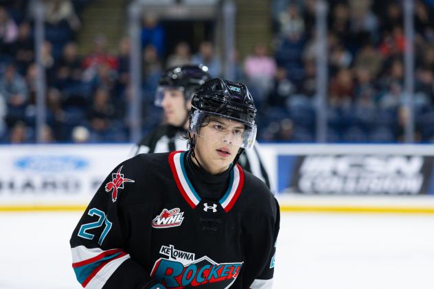 Kelowna Rockets defenceman Jacob Henderson