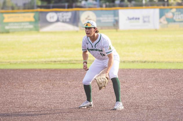 Royal Oak Leprechauns first baseman Ryan Tyranski