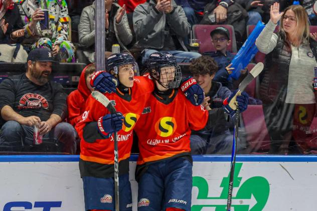 Saginaw Spirit on game night