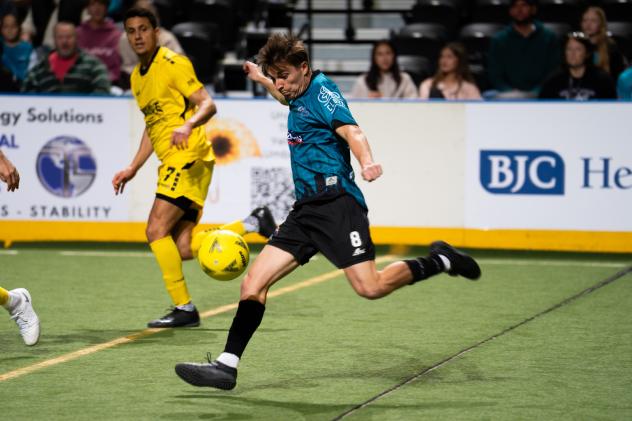 St. Louis Ambush midfielder Larsen Rogers vs. the Milwaukee Wave