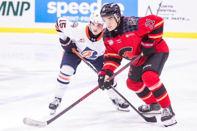 Forward Patrick Sopiarz with the Prince George Cougars