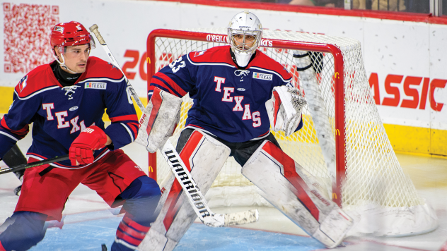 Allen Americans goaltender Marco Costantini