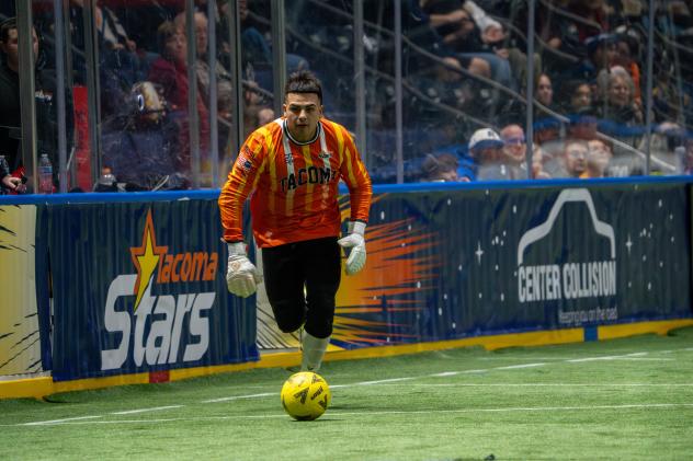 Tacoma Stars goalkeeper Luis Birrueta