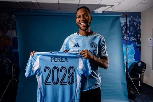 New York CIty FC midfielder Andrés Perea