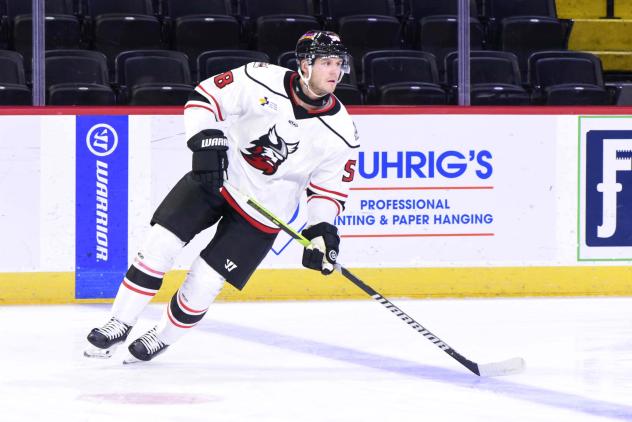 Adirondack Thunder defenseman Benjamin Lindberg