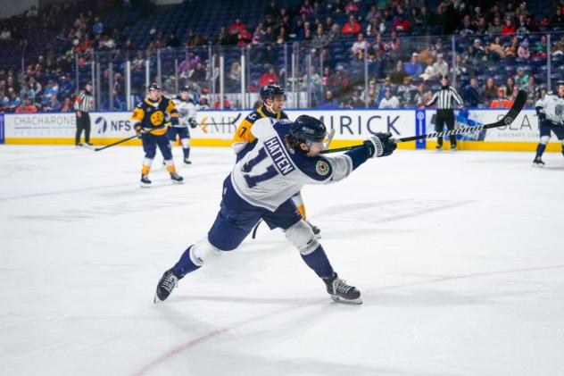Worcester Railers forward Lincoln Hatten