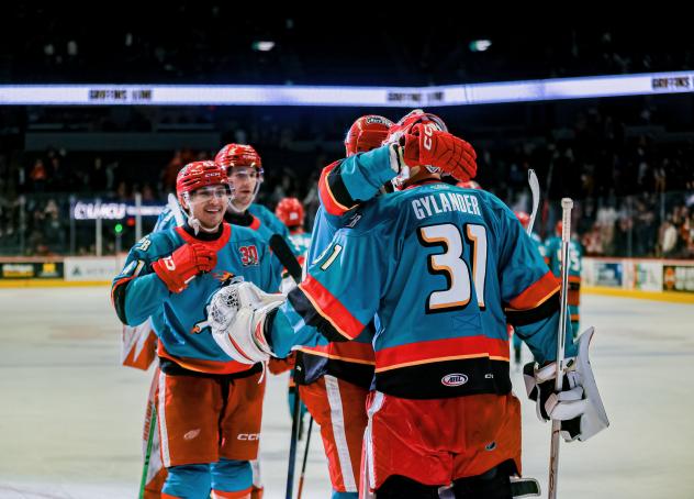 Grand Rapids Griffins congratulate goaltender Carter Gylander