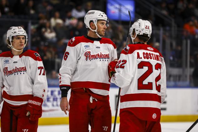 Allen Americans during a break in the action