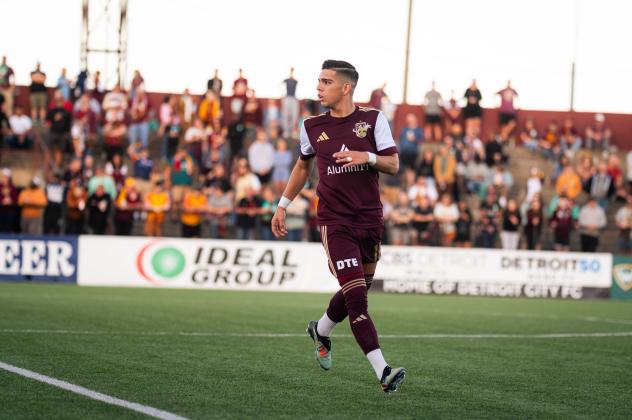 Detroit City Football Club forward Jeciel Cedeño