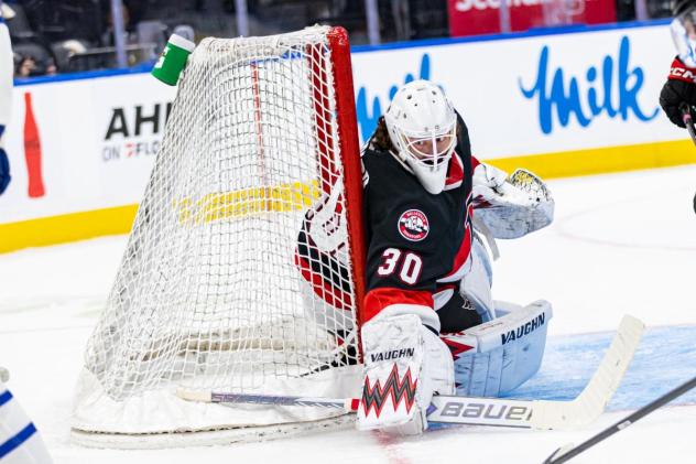 Belleville Senators goaltender Hunter Shepard vs. the Toronto Marlies