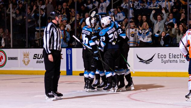 Atlanta Gladiators celebrate a goal