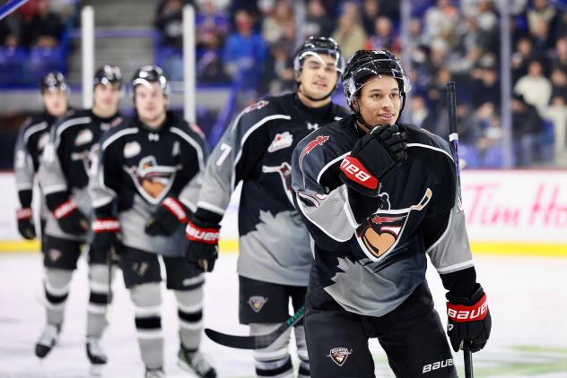 Vancouver Giants lineup against the Kamloops Blazers
