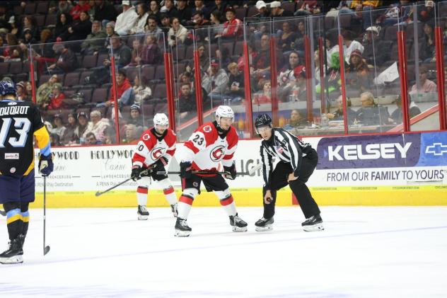 Forward Owen Cole with the Cincinnati Cyclones