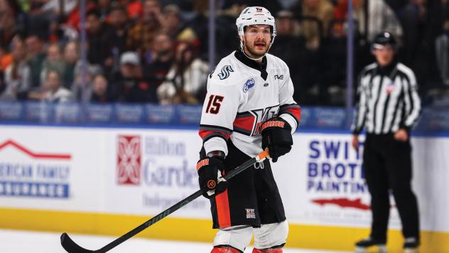 Kansas City Mavericks defenseman Marcus Crawford