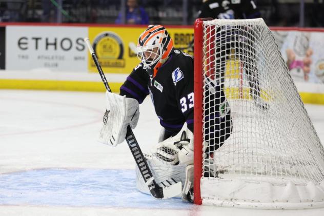Orlando Solar Bears goaltender Colby Muise