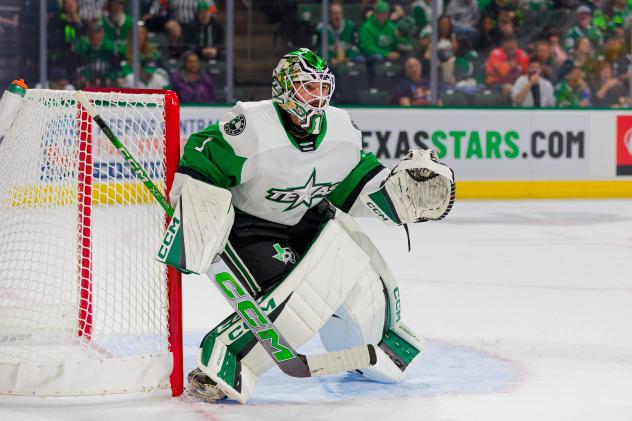 Texas Stars goaltender Remi Poirier