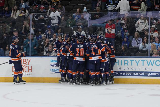 Greenville Swamp Rabbits on game night
