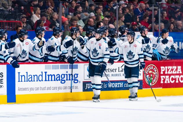 Penticton Vees on game night