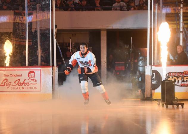 Flint Firebirds forward Matthew Wang
