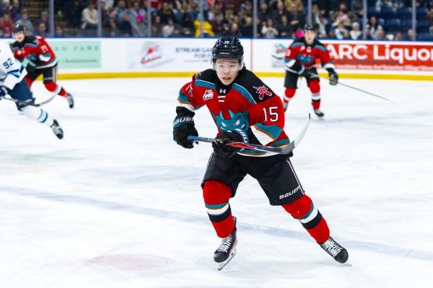 Kelowna Rockets forward Levi Benson
