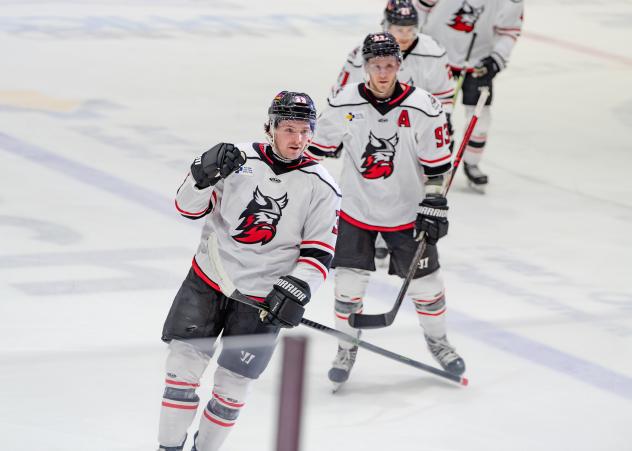 Adirondack Thunder on the ice