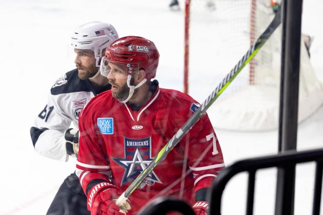 Allen Americans center Colton Hargrove