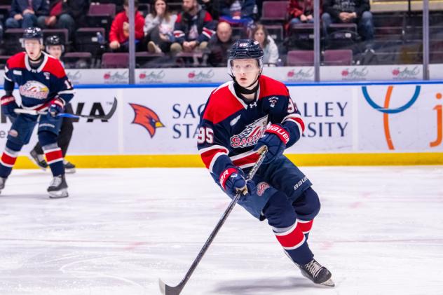 Saginaw Spirit center Gensen Geldart