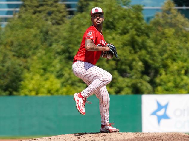 Ottawa Titans pitcher Kaleb Hill