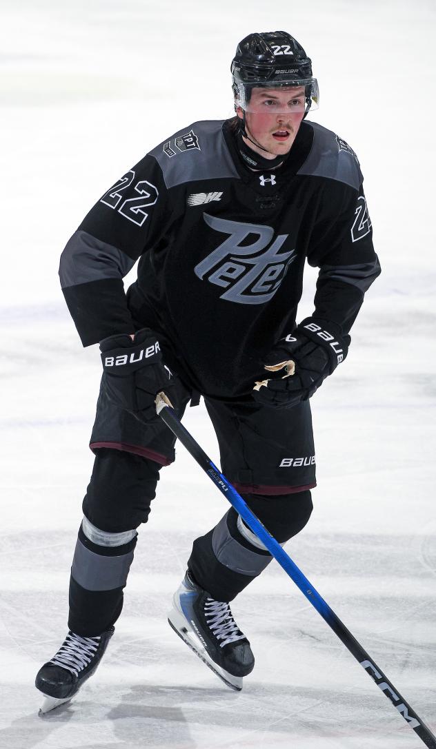 Peterborough Petes left wing Kieron Walton