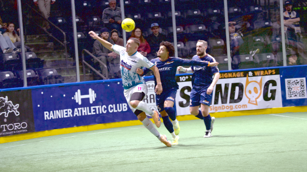 St. Louis Ambush forward Robert Kristo vs. the Tacoma Stars