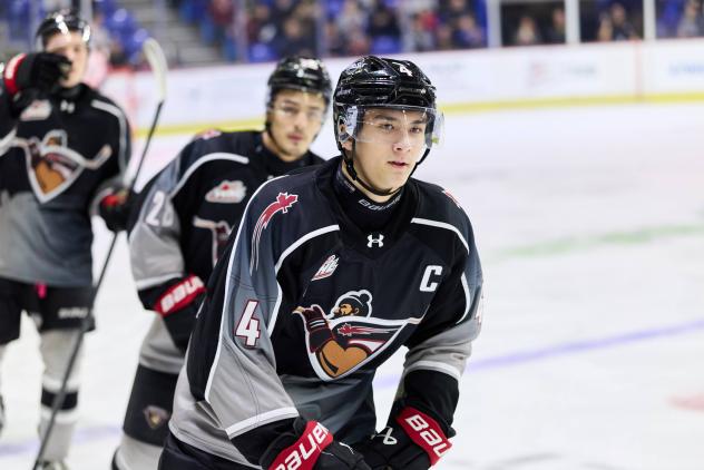 Vancouver Giants defenceman Ryan Lin