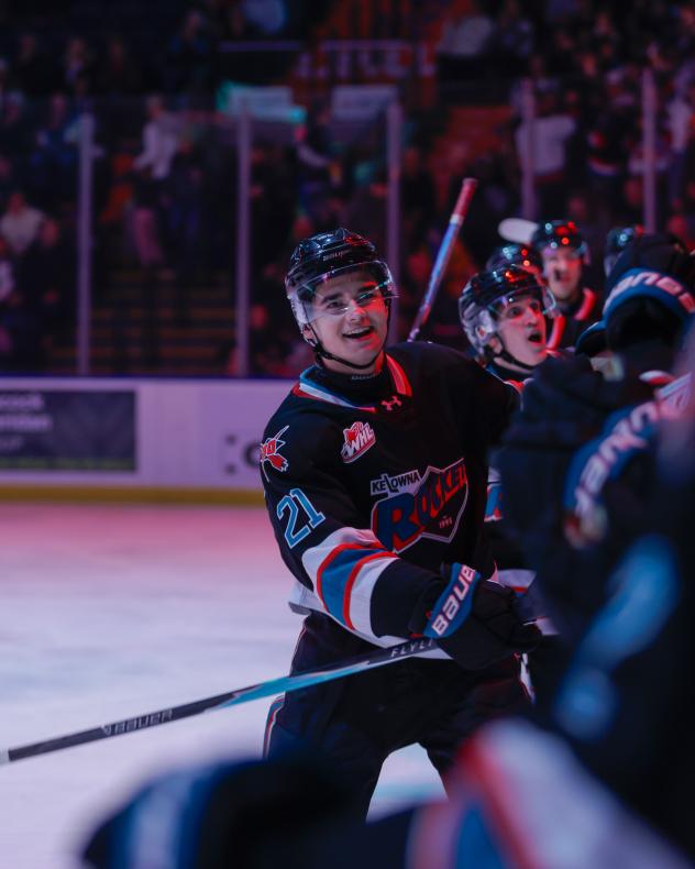 Kelowna Rockets' Owen Folstrom