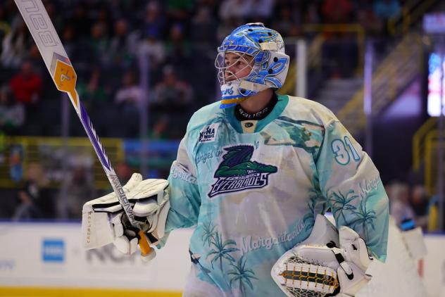 Florida Everblades goaltender Will Cranley