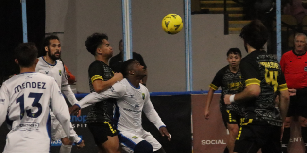 Tavoy Morgan of the San Diego Sockers vs. the Milwaukee Wave