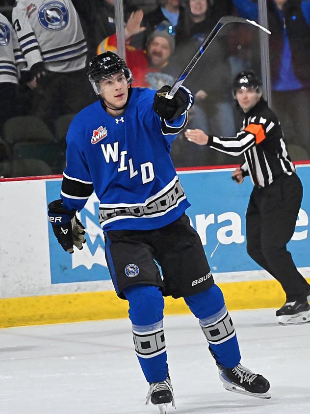 Wenatchee Wild forward Caelan Joudrey