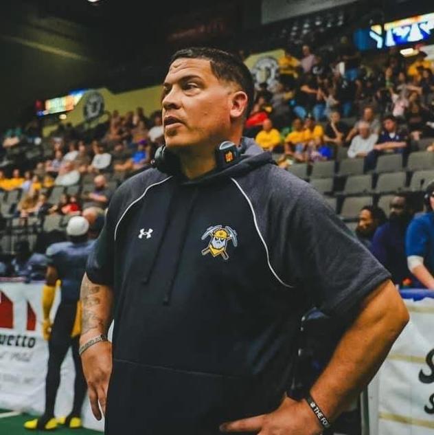 Coach Josh Resignalo with the Wheeling Miners