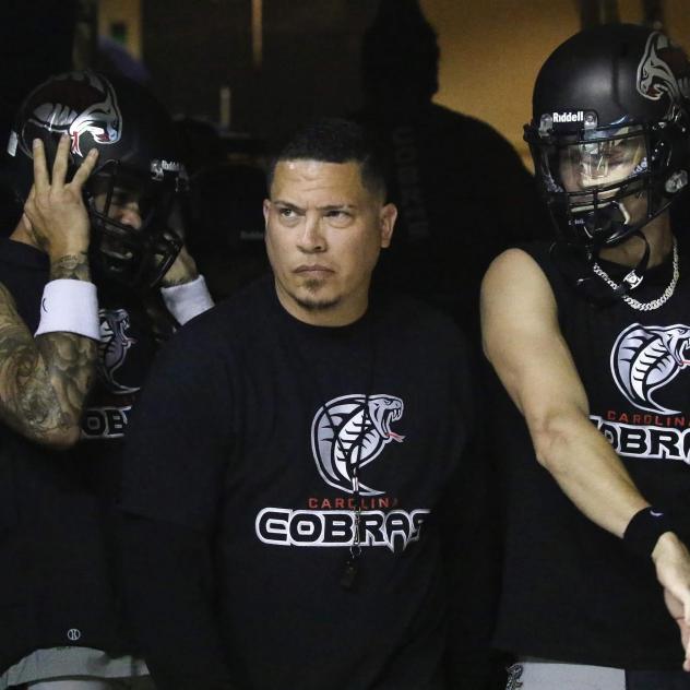Coach Josh Resignalo with the Carolina Cobras