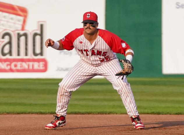 Ottawa Titans infielder Kaiden Cardoso