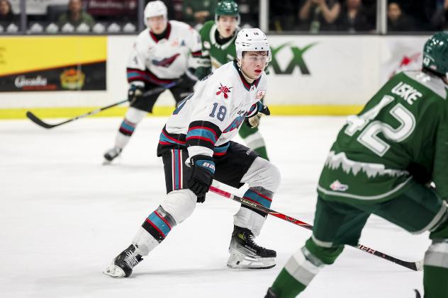 Kelowna Rockets left wing Dawson Gerwing