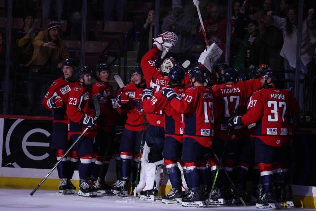 South Carolina Stingrays celebrate win