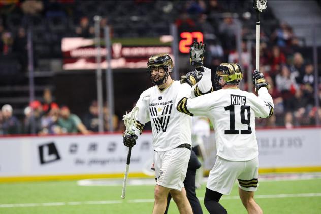 Vancouver Warriors' Ryan Sheridan and Jesse King on game night