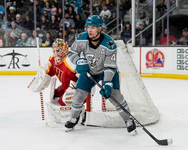 San Jose Barracuda's Jimmy Huntington in action