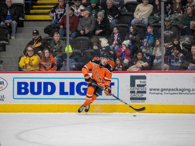 Flint Firebirds left wing Kevin He